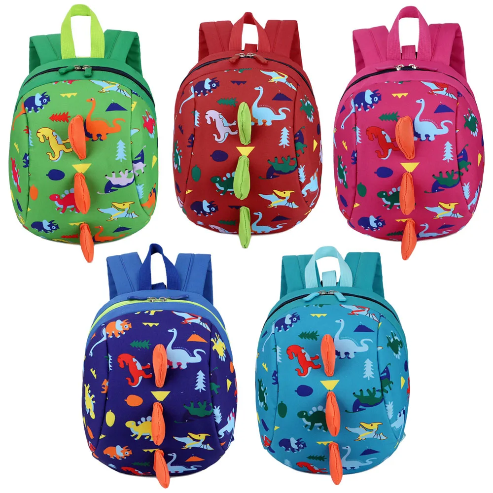 1 шт динозавров детей школьные сумки милый Животные для безопасности рюкзак с
