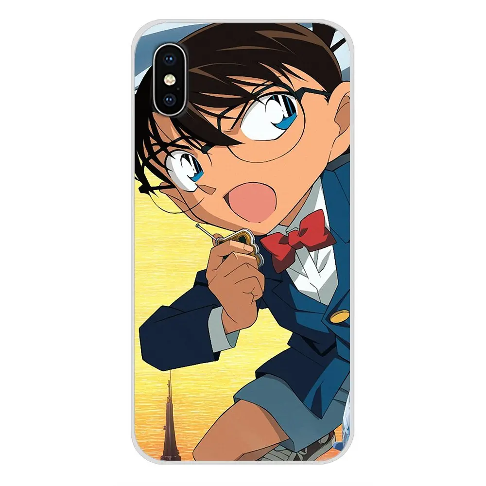 Detective Conan для Xiaomi Mi4 Mi5 Mi5S Mi6 Mi A1 A2 5X6X8 9 Lite SE Pro Max Mix 2 3 2S Аксессуары чехлы телефонов |