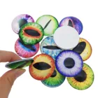 10-50 шт., круглые стеклянные подвески-кабошоны 8-40 мм