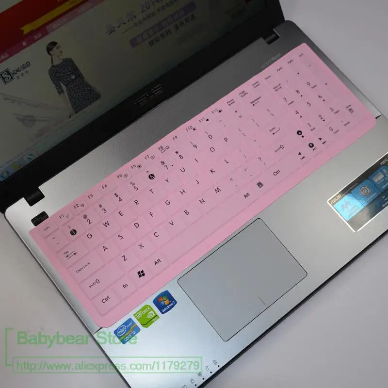 Силиконовая защита для клавиатуры ноутбука кожного покрова для Asus GL552JX S500C D555Y V505L FX-PRO G51 G53 G60 G72 G73 G550 G551 G57 G58JM