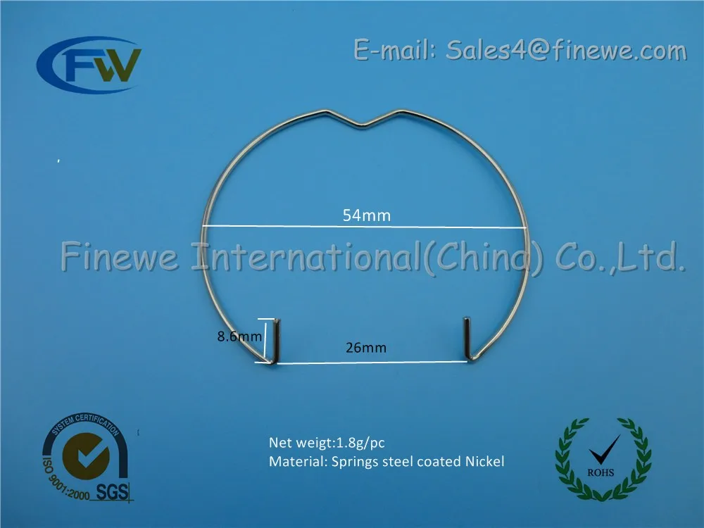Пружинный зажим для светильника фиксирующий светильник 50 мм MR16 GU10|clip ring|ring