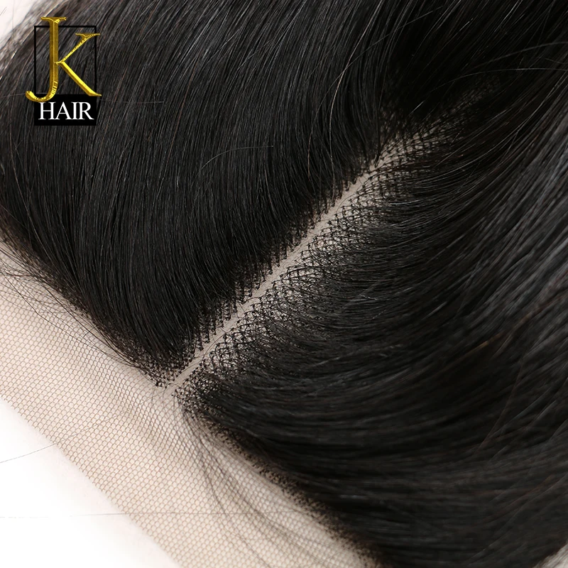Синтетическое закрытие шнурка Remy бразильские прямые человеческие волосы 4x4