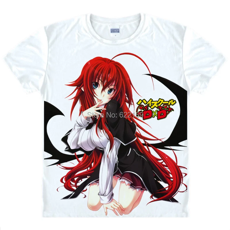 Мужская уникальная футболка DxD Issei Hyodo Rias для старшей школы Повседневная с 3d