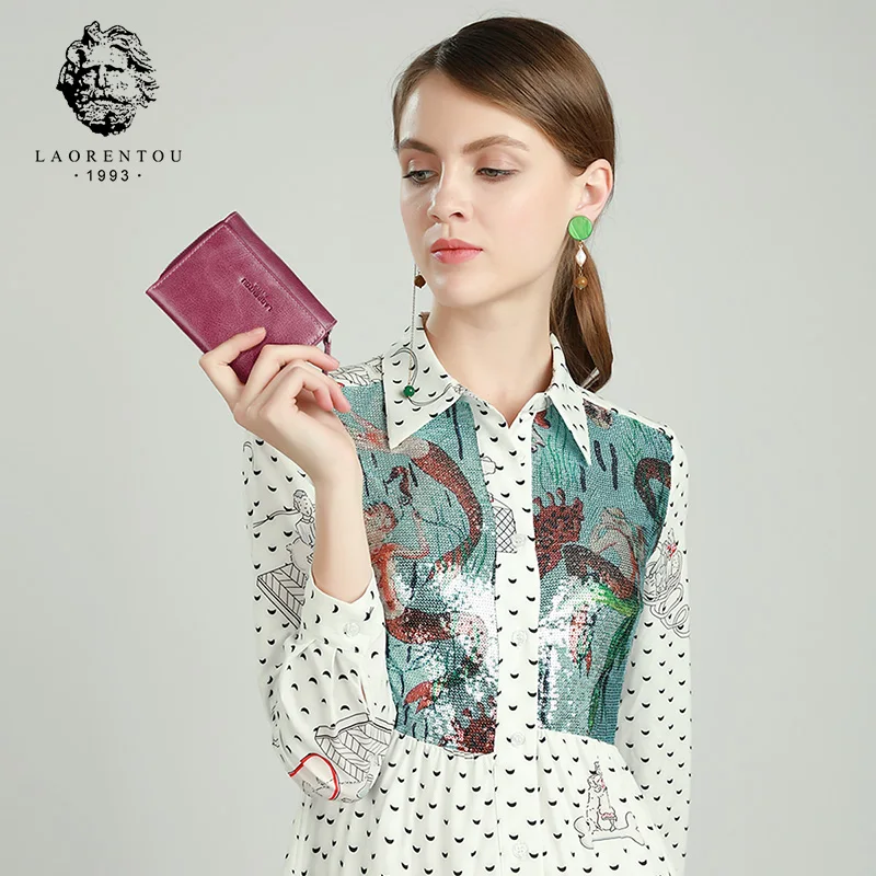 LAORENTOU кошелек женский натуральная кожа | Багаж и сумки