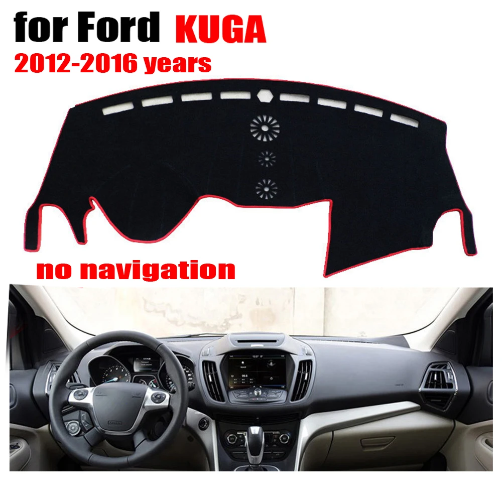 Автомобильный коврик RKAC для приборной панели FORD Escape/KUGA без навигации 2012 2016