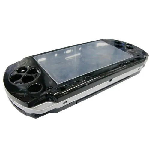 Черный чехол для ремонта корпуса + кнопки консоли Sony PSP 1000 | Электроника