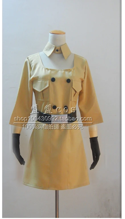 female Hetalia: Axis Powers косплей костюм Romano Reversion женский боди COS Одежда Косплей Костюм с перчатками - Цвет: female