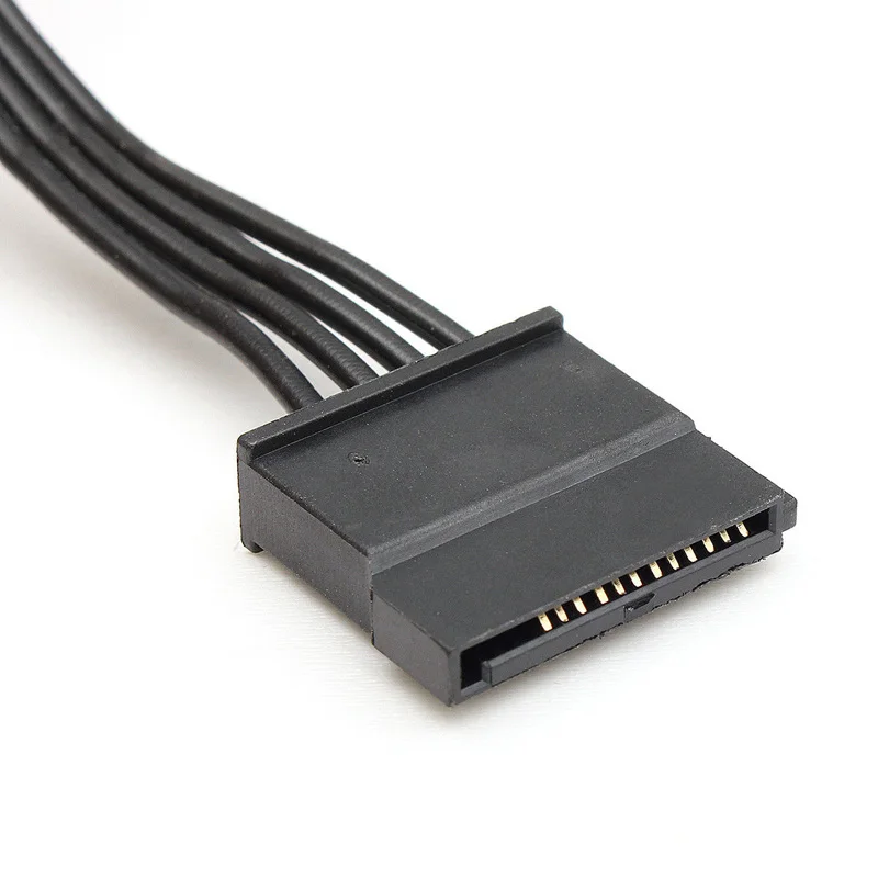 Разветвитель блока питания для жесткого диска IDE Molex на 5 SATA кабель с 4 pin 15 ПК