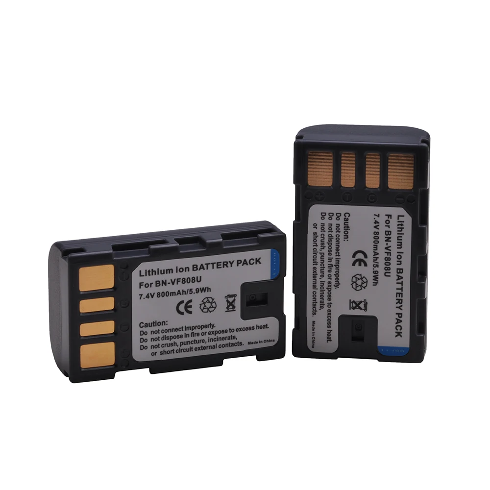 Tectra 2шт BN VF808 VF808U батарея для JVC GR D790 GZ MG255 MG155 MG130 MG135 D770 батарея|Цифровые