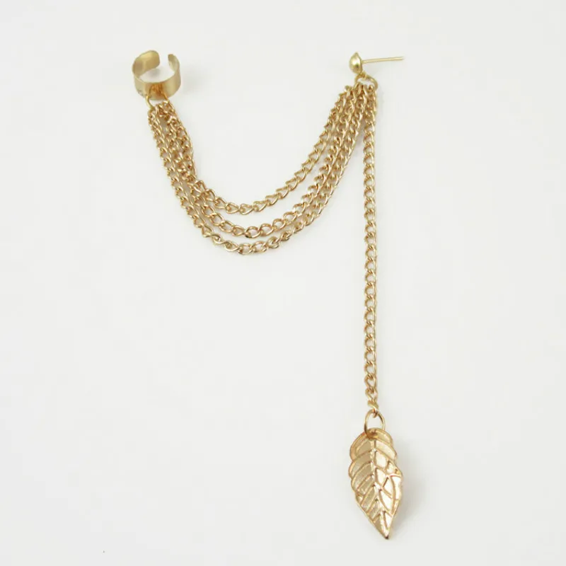 Женские длинные серьги с кисточками висячие в стиле панк-рок Подарочная цепочка