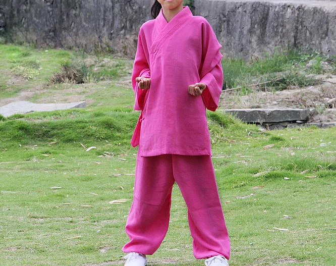 Унисекс Высококачественная льняная одежда Wudang для боевых искусств костюм монахи