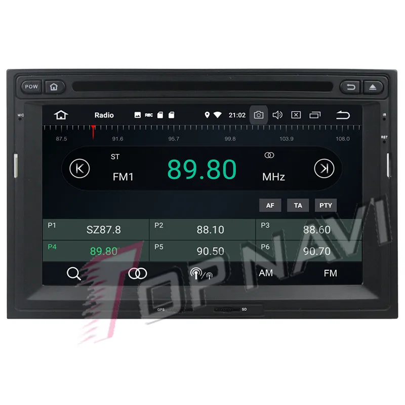 Автомобильный мультимедийный DVD плеер Topnavi Octa Core Android 9 0 для Peugeot 3008/5008 Partner 2010 2016