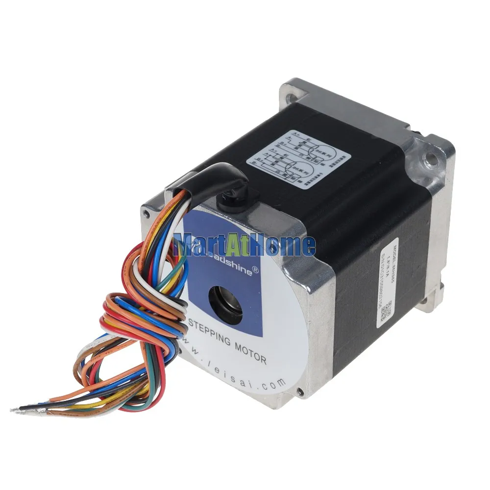 Leadshine 86HS65 высокая производительность 2 фазный NEMA 34 CNC гибридный шаговый двигатель
