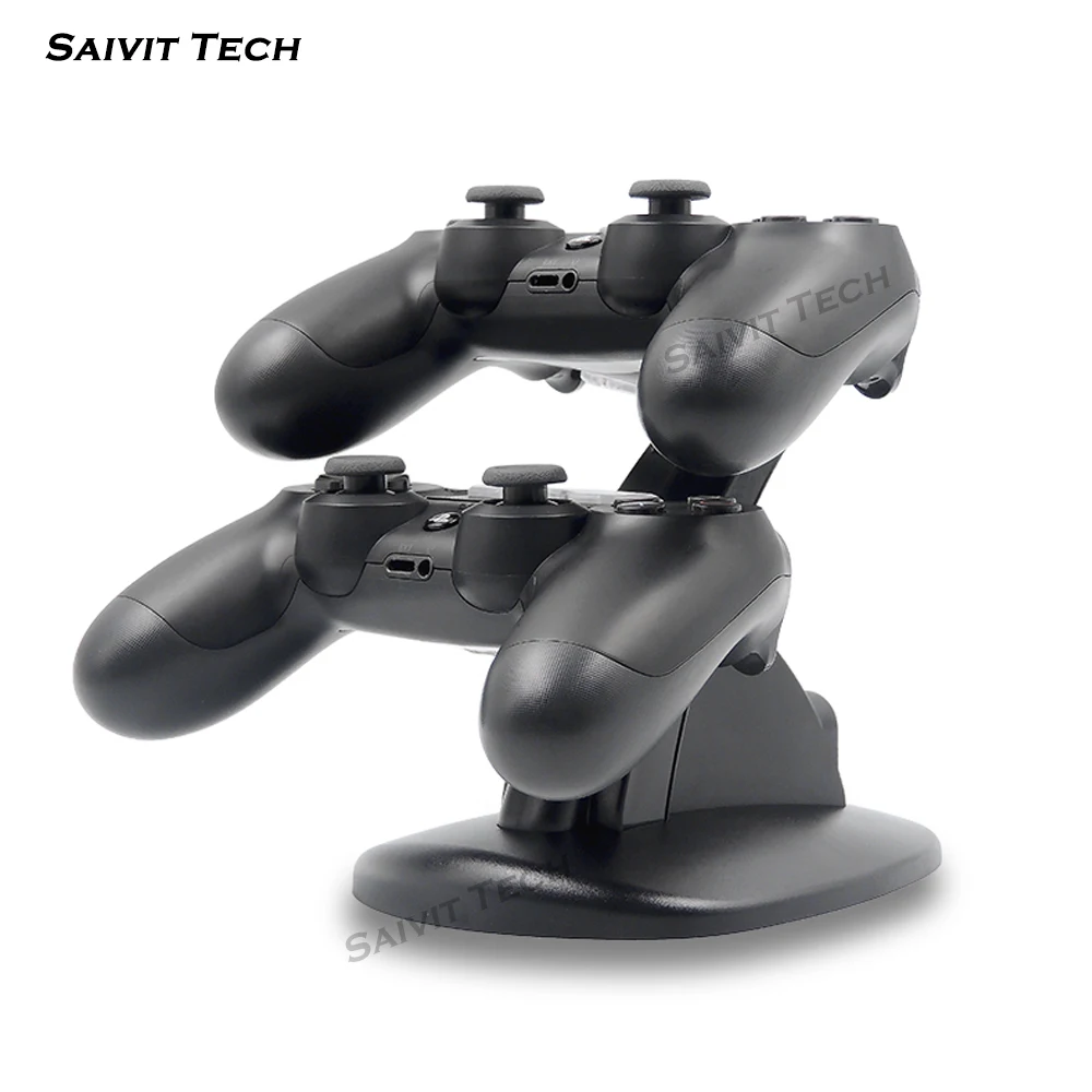 Зарядная док станция для контроллера PS4 со светодиодной подсветкой быстрой