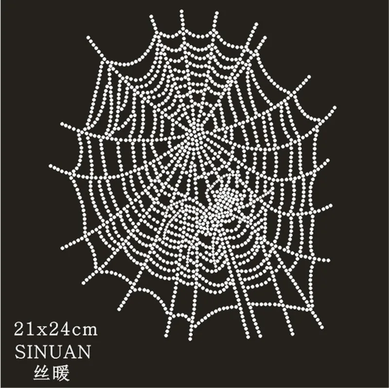 

Iron On Motifs Hotfix Strass 1Pieces Ornaments For Shoes Spider Rhinestone Beads Diy Accessories Crystal Stones For Clothing