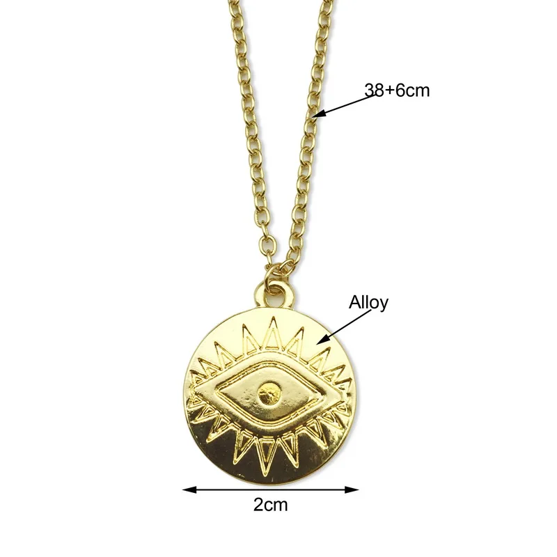 Ожерелье с подвеской TOTASALLY винтажное ожерелье из сплава индейки со сглаза