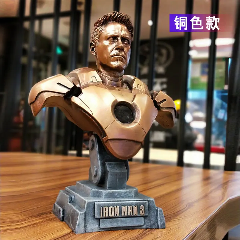 Новый стиль Железный человек MK7 ручная модель 1/4 половина бюст украшение подарок