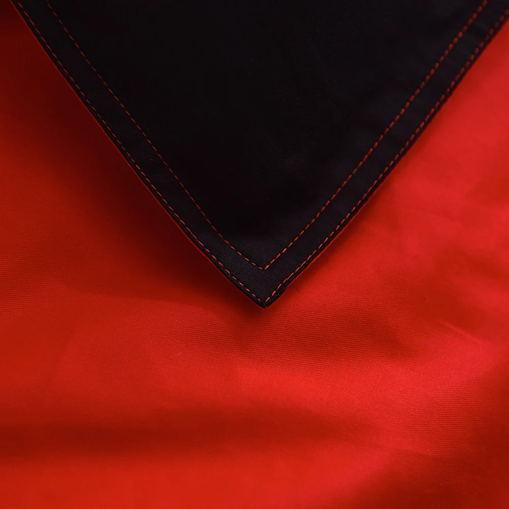 Мода сплошной саржа с принтом только пододеяльник(без одеяла и наполнителей) чесаный хлопок постельное белье Твин Полный queen King size