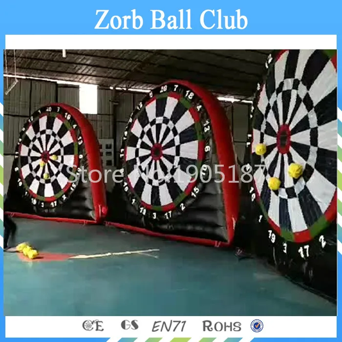 Бесплатная доставка 5 м новый дизайн надувная футбольная доска дротика из ПВХ для