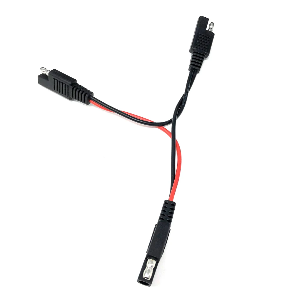 18AWG горячая солнечная батарея вилка sae 1 до 2 Жгут DIY удлинитель Соединительный
