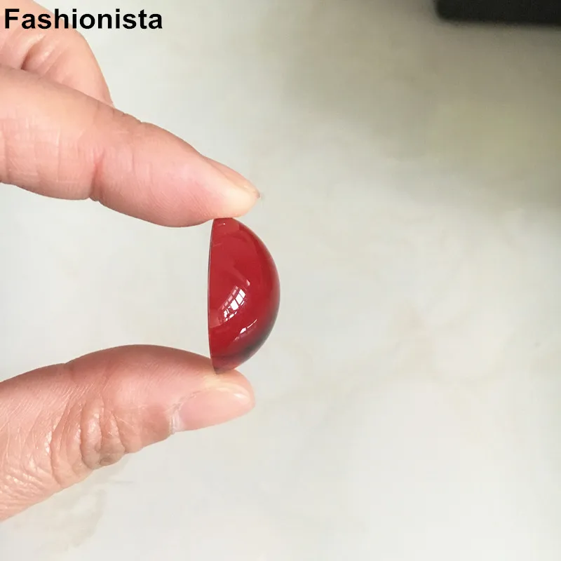 50 шт. полукруглые бусины-кабошоны 25 мм с плоской задней частью акриловый кабошон