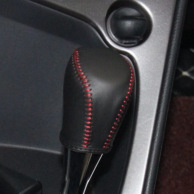 Чехол для ручки переключения передач Toyota Yaris AT из натуральной кожи | Автомобили и