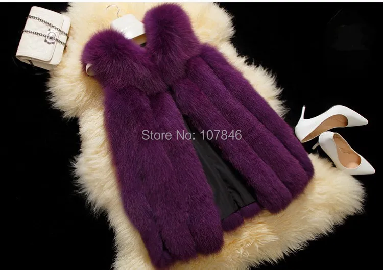 Модный настоящий цельный жилет из лисьего меха зимний женский меховой верхняя