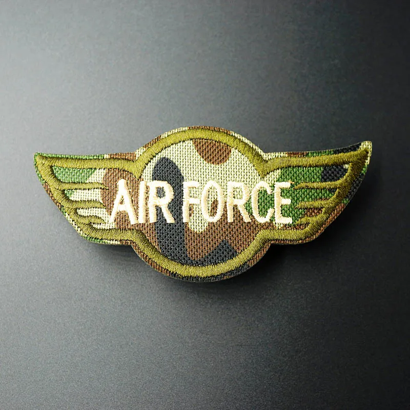 Нашивки с вышивкой AIR FORCE 4 8x10 5 см аппликация для шитья одежды аксессуаров|iron on|iron on