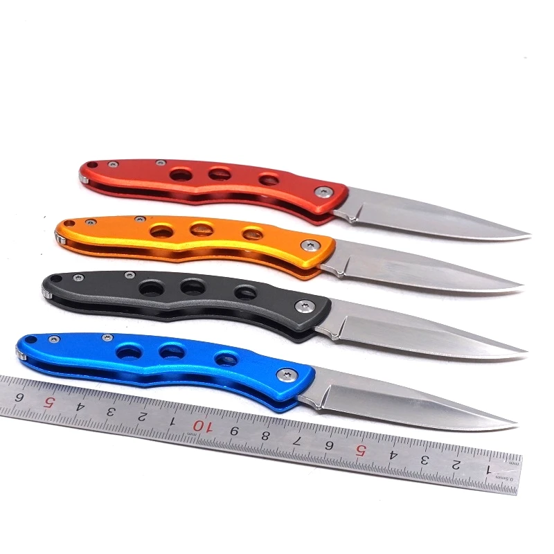 Складной нож для выживания тактический закаленный 56HRC 440C Лезвие алюминиевая