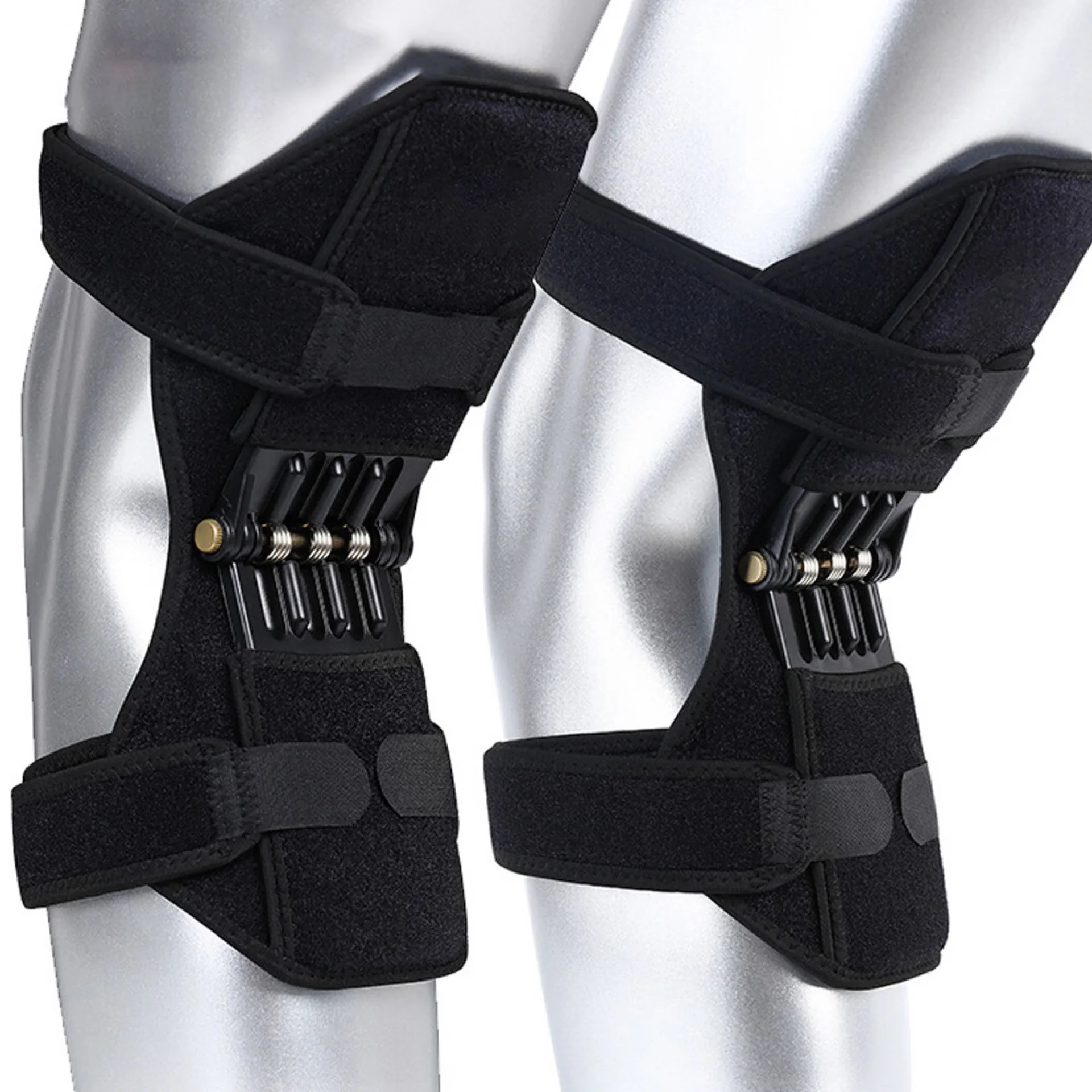 

Knee Protector Joint Support Knee Pads Breathable Non-slip Rebound Spring Force Knee Booster Leg Protector，Knee Booster