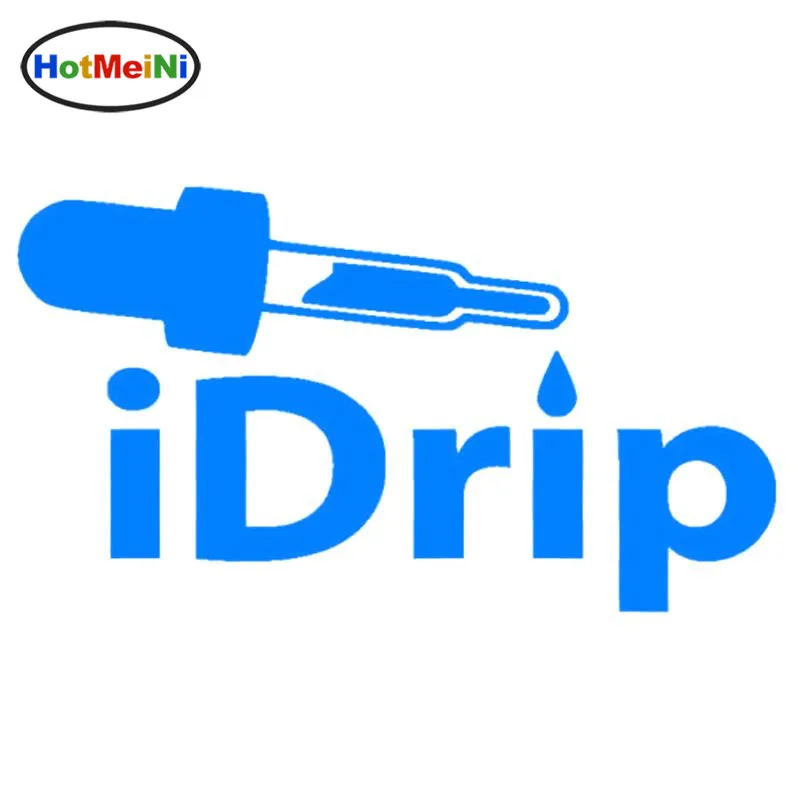 HotMeiNi iIDrip Наклейка Виниловая наклейка для автомобиля забавная Vape капельная Vapor Cloud