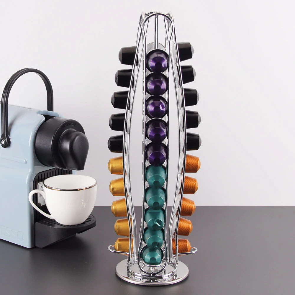 Дозатор для кофейных капсул GOUGU, держатель для капсул Nespresso, держатель для кофейных фильтров