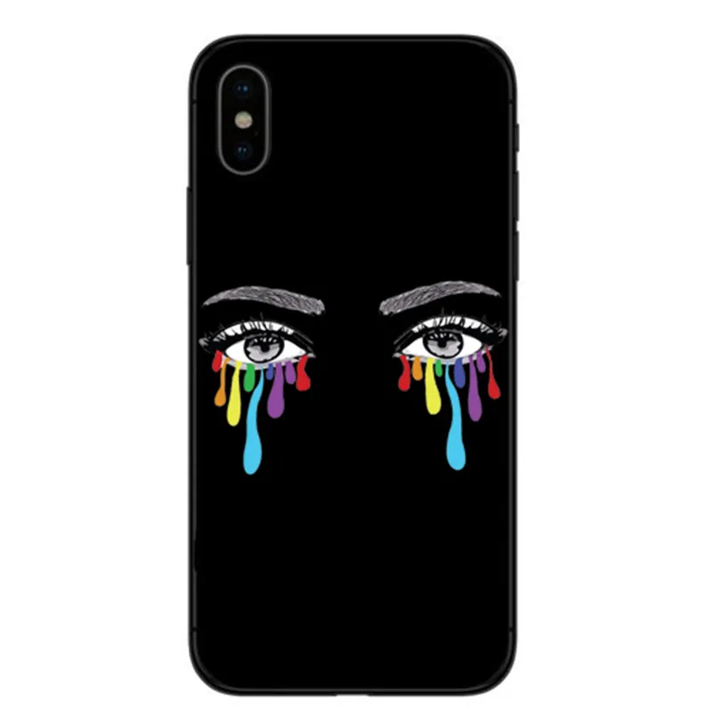 TPU Kylie jenner kimoji Ким Кардашьян kanye west norte Macio TPU Tampa da Caixa Do Telefone Coque для iPhone 7 Alem de 6 6 s XS XR - Цвет: TPU