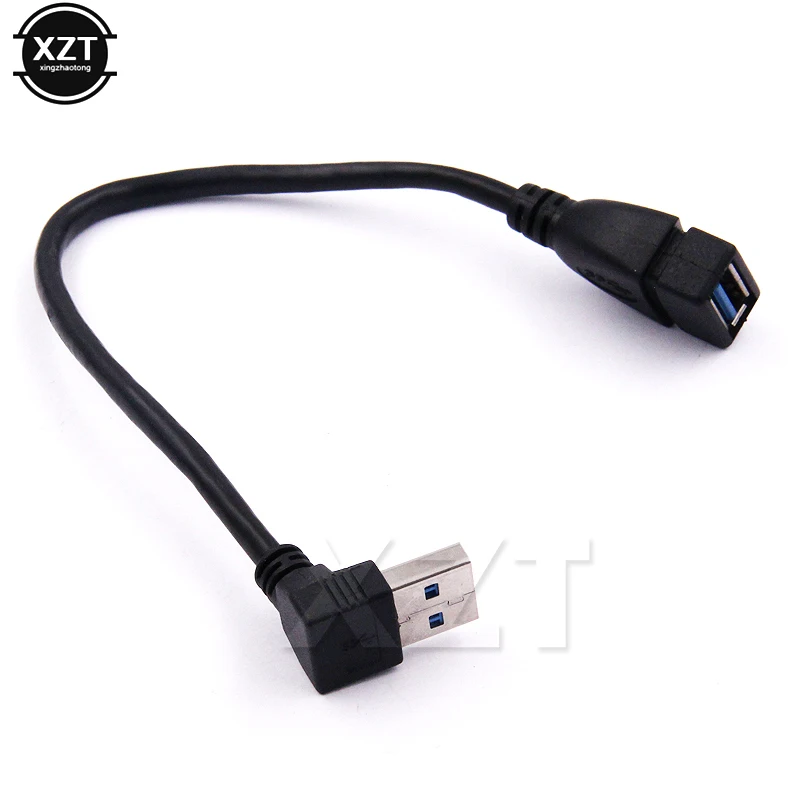 Универсальный Высококачественный USB 3 0 штекер A Female Up Angle 90 градусов Удлинительный