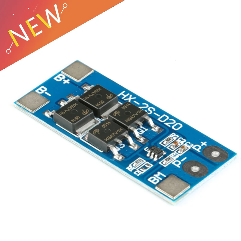 Защитная плата для литиевых батарей 2S 8A 10A 7 4 V 8 18650 Li Ion BMS PCM PCB высокотоковый модуль