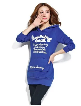 2018 зима плюс Размеры Для женщин кофты Толстовки Бархат Теплый пуловер с принтом