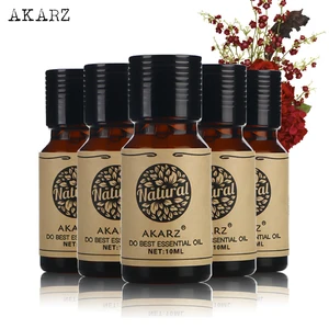 AKARZ известный бренд чайное дерево Лаванда пачули иланг-иланг эфирное масло фиалки Ароматерапия массаж спа уход за кожей 10 мл * 5