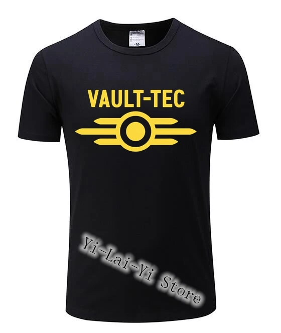 Летняя футболка с логотипом vedle Tec для игр и видеоигр Fallout 2 3 4 одежда Мужская vedle-Tec