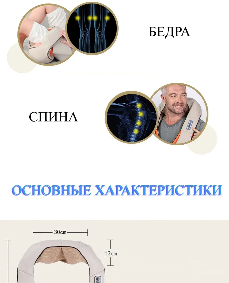 Массаж Для Шеи Многофункциональный И Плеч Разминание Электрический Массажная