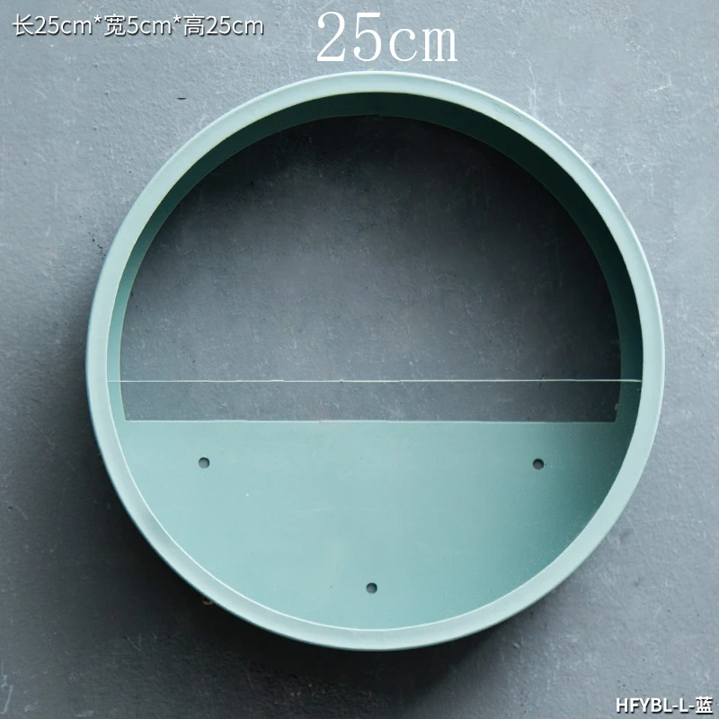 C25cm Креативная металлическая настенная ваза, подвесная однотонная цветная короткая Цветочная подставка для растений, вазы, бонсай, цветочная корзина, элемент декора, украшение для рукоделия - Цвет: C25cm