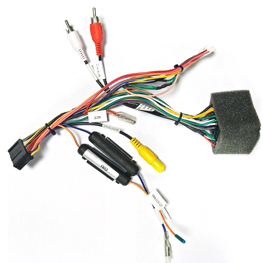 

20 PIN Car Standard Audio Wiring Harness Connector 1din or 2din Android Power Cable Harness