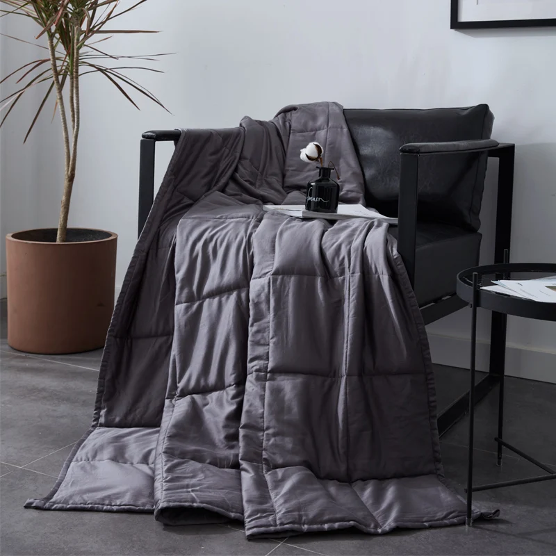 American Weighted Blanket Velvet Quilting Sleep Aiding Child Autism Assisted Size 40*60/48*72/60*80in | Дом и сад