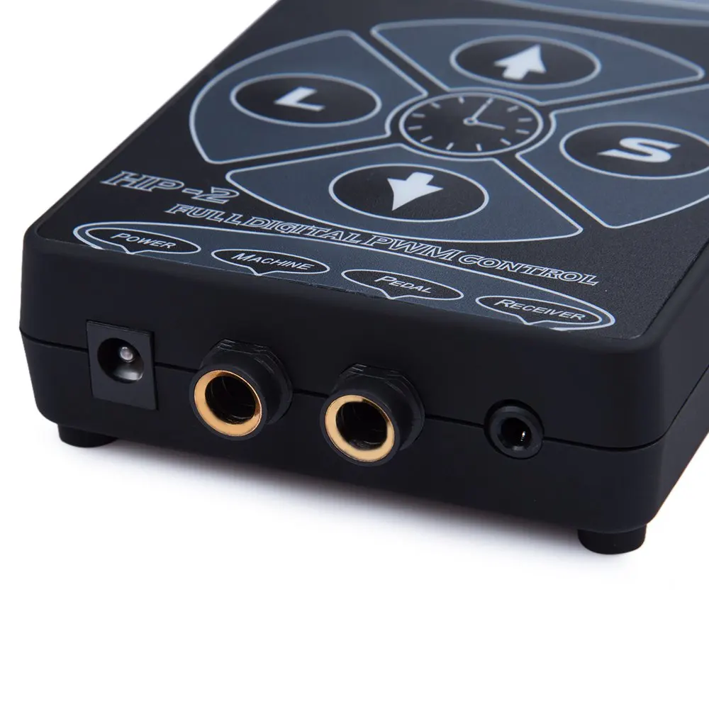 110 - 220V High Power Digital LCD Tattoo Supply Dual Setting Liner Shader With 4 Machine Memory Modes And Adjustable Base |