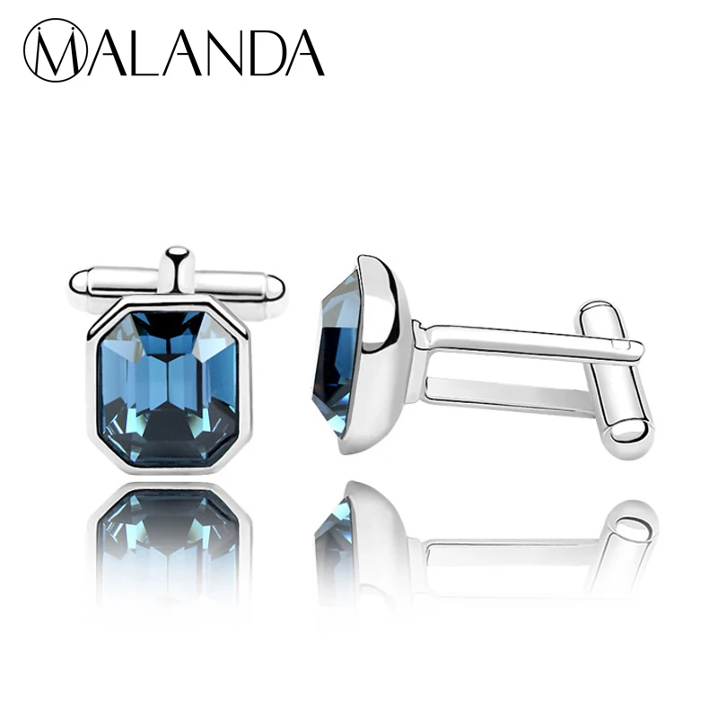 Malanda Марка Кристалл от Swarovski классические запонки для мужские модные рубашка