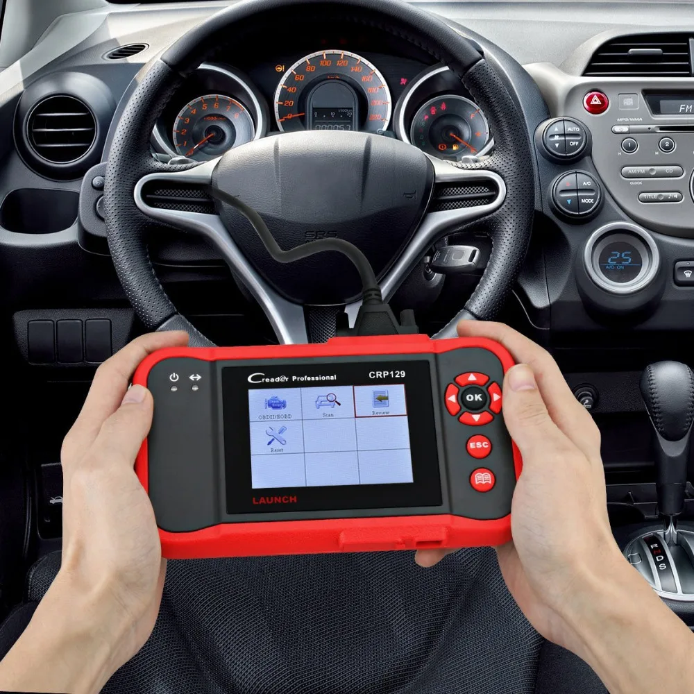 Launch CRP129 EOBD ENG/AT/ABS/SRS EPB SAS Oil сброс OBD2 диагностический сканер авто читальный