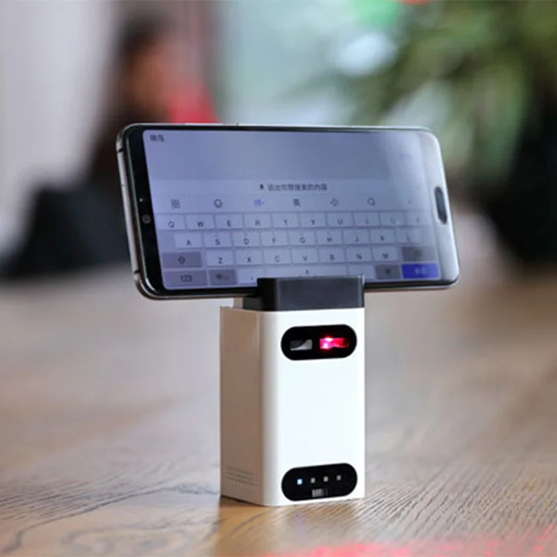 Bluetooth держатель мобильного телефона с беспроводной лазерной проекционной