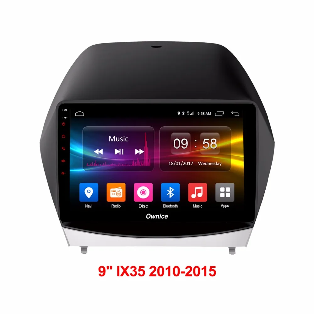 4G SIM Android 6.0 Octa Core 2GB RAM+32GB ROM 9 inch Car DVD Player for For Hyundai IX35 Tucson 2010-2015 GPS Navi Radio Stereo |