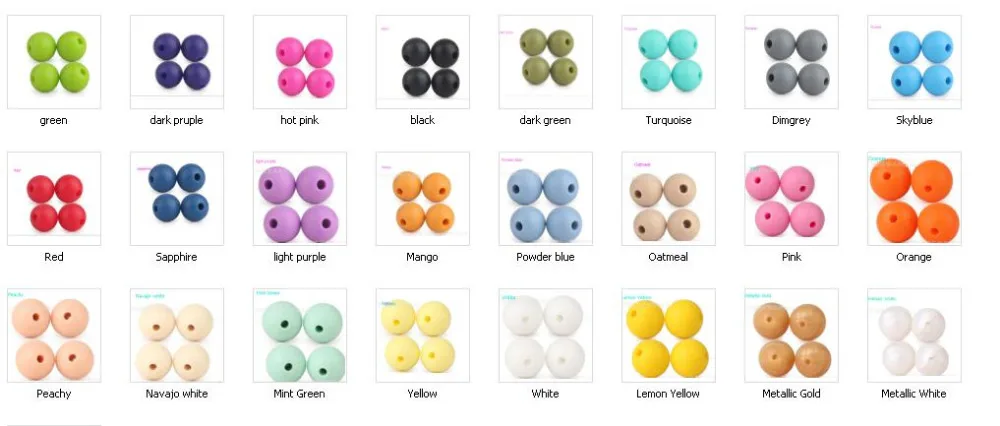 100pcs-500pcs-1000pcs 12 мм Круглый Форма Силиконовые Прорезывания Зубов Бусины | Украшения