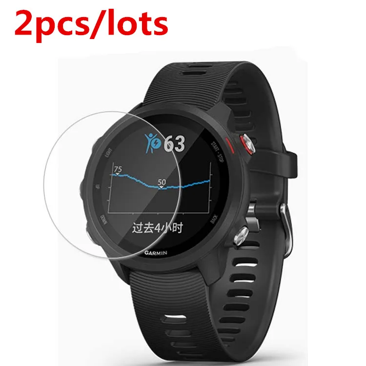 2pcs /LOT For Garmin Forerunner 245 Tempered Glass 9H 2.5D Premium Screen Protector Film Forerunner245m SmartWatch | Электроника
