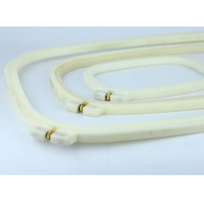 1pc 22*28cm Adjustment Chinese Cross Stitch frame Rectangle Embroidery Hoop Plastic Square Hoops Sewing Tool | Дом и сад